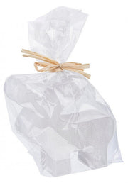 Lot de 12 Bougies Doryan en Forme de Cerf Blanc 15x11