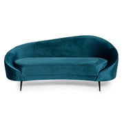 Canapé Seraphin Deep 2 places effet velours