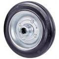 Roue Caoutchouc Noir 112 Disque Acier Avo + Roulements à Rouleaux D.Mm 200X50
