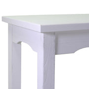 Table de présentation en bois blanc
