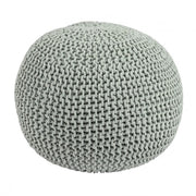 Pouf tressé menthe bizzotto cm 80