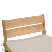 Tabouret en bois avec coussins de jardin cm 44 x 53 xh 64-85