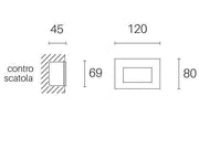 3W LED 4000K Board LED Grafite Line