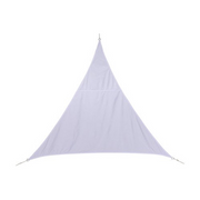 Store Triangulaire 5x5x5m en Tissu Imperméable - Couleur: Gris Tourterelle
