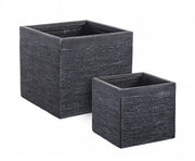 Set2 Porte-vase Low Qu Graffiti Noir