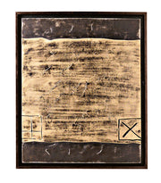 Huile sur toile multicolore et châssis bois 100x120 cm