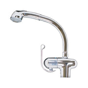 Mitigeur d'évier de cuisine avec douche extractible h. 30x21 cm