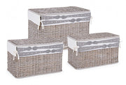 Set3 P.Oggetti Élégamment Rett Gris