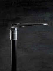 Lampadaire en aluminium moulé sous pression avec éclairage LED direct - 100W, 10700 lumens, 4000°K graphite