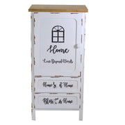 Commode Breslavia 1 porte et 2 tiroirs cm50x38xh100