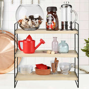 Etagère Hobby 3 étagères 40x13x40 noir ASZ1571