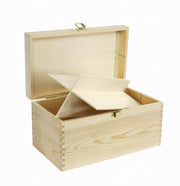 Porte-bouteilles de vin en bois naturel 4 bouteilles cm35x20h18