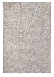 Tapis gris en fibres naturelles style fusion 200x300
