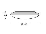 LED 24W LED 4000K Ligne de plafond Orchid White Ligne