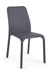 4x pathos pu gris chair mord. 0731798