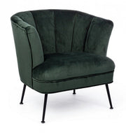 Fauteuil vert de style design