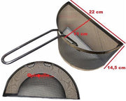 Panier simple pour la cuisson des pâtes et des légumes, idéal pour la cuisson à la vapeur en acier inoxydable.