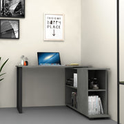 Bureau Oslo avec bibliothèque en ciment 120x60xh 74 cm