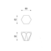 Tables basses modernes en pierre beige cm 60 x 60 xh 50