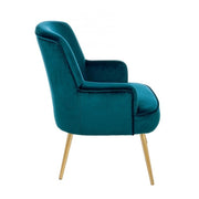 Fauteuil profond Clelia effet velours
