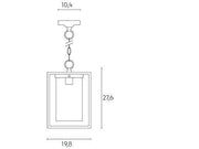 Suspension E27 Domus Bianco Line