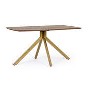 Table en bois de style vintage pour 6 personnes 150x90