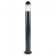 Lampe d'extérieur en aluminium moulé sous pression avec diffuseur en verre transparent graphite