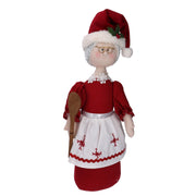 Arrêt de porte en tissu rouge cm15x12h40