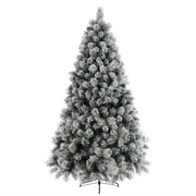 Sapin de Noël enneigé Vancover H 180 x Ø102 cm