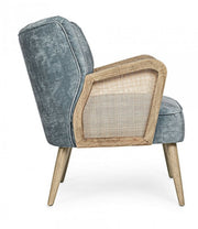 Fauteuil vintage en bois Virna Costal