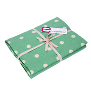 Nappe rectangulaire à pois vert d'eau cm140x180