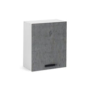 Élément mural de cuisine gris béton 1 porte Cm 60x32xH 72