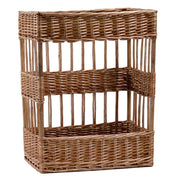 Panier présentoir rectangulaire en osier cm38x28h48 - base cm36x26