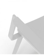 4x Chaise en bois laqué - Woody tête de table