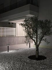 Luminaire en aluminium moulé sous pression avec diffuseur en thermoplastique opalin - 18W - 2156 lumens - Lumière naturelle - IP65 graphite