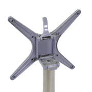 Base de table pliante en aluminium gris 52x52h72 cm