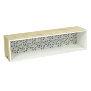Etagère rectangulaire en bois Lucia cm60x15x15