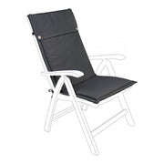 Coussin d'extérieur avec amovible Olefin Anthracite Schien Alto
