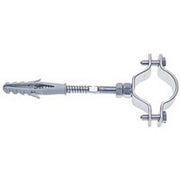 Collier galvanisé lourd avec cheville et vis