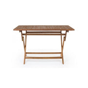Table de jardin pliante rectangulaire 120x70x h73 cm