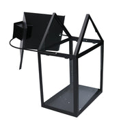 Lanterne en métal noir 1-3 cm27x18,2h41-51