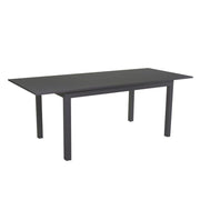 Table en aluminium Sullivan extensible anthracite cm150 - 210x90xh73