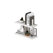 Étagères murales blanches H2,2x90x23cm