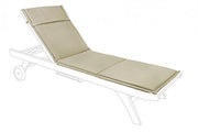 Coussin en poly déhoussable en transat havane