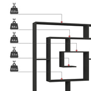 Étagère Labirent Blanche 5 Étagères 129x125x22 cm