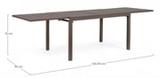 Table extensible Pelagius Coffee 135-270x90 COD. 0663176