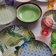 Service De Table 18 Pièces New Jungle Multicolore Porcelaine
