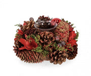 Lot de 6 Bougies 1P Lilibeth Rouge