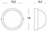 Plaf.piccola E27 Black Round Industrial Line