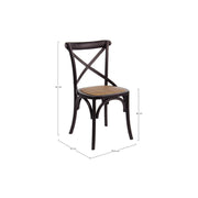 Chaise Retro Black Elm Cross